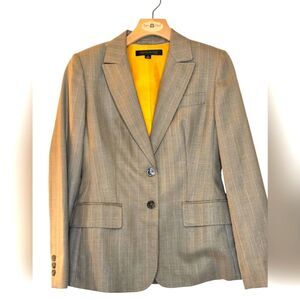Anne Klein Vintage Size 4 Tweed 2 Button Blazer Business Work Preppy